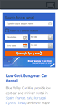 Mobile Screenshot of bluevalleycarhire.com